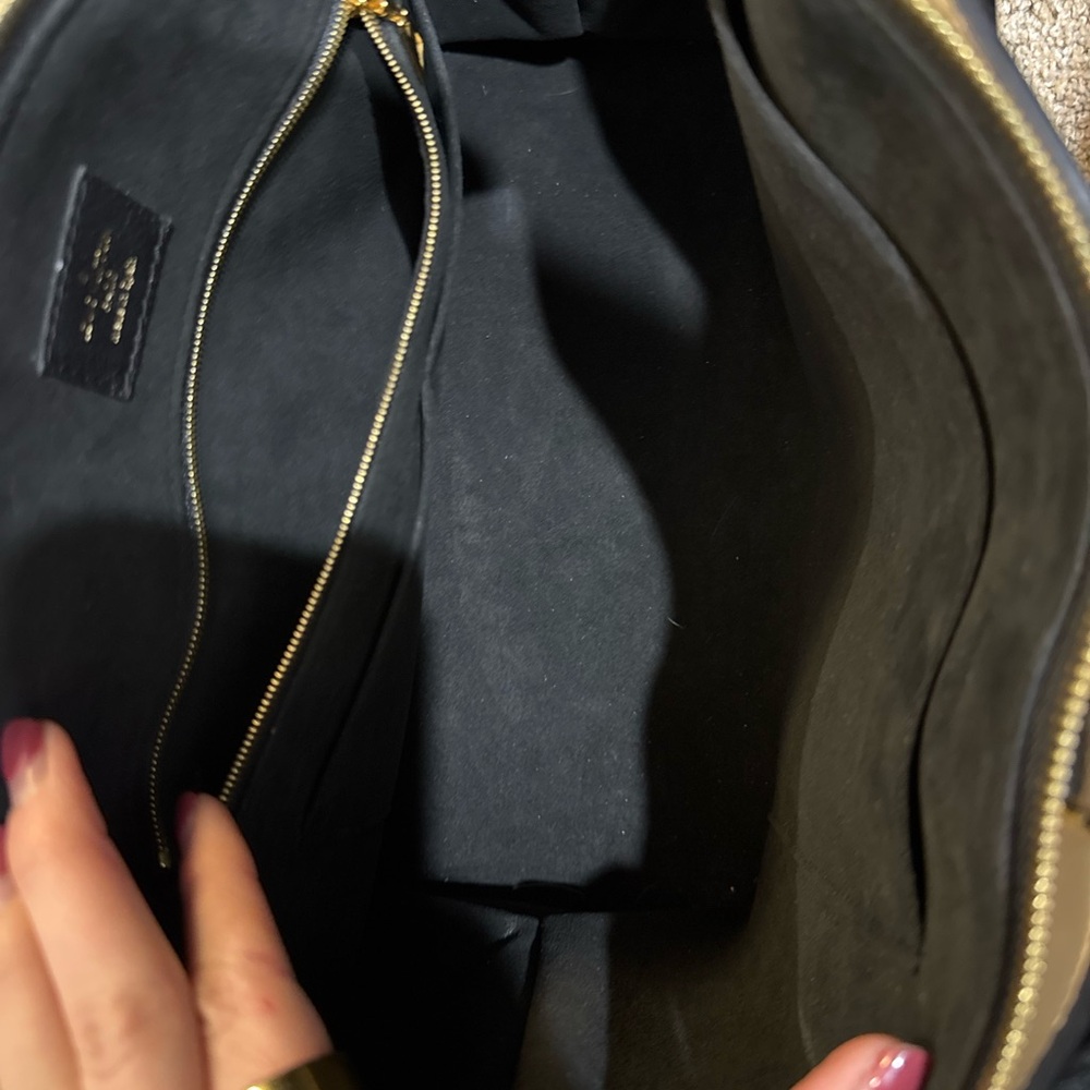 Louis Vuitton Monogram Black and Cream Satchel - Picture 6 of 13